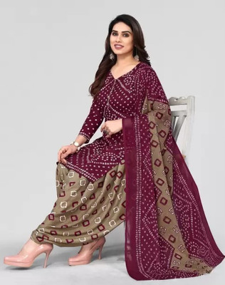 MAHAKLI CREATION Crepe Printed Salwar Suit Material