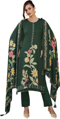 HouseOfCommon Wool Printed Salwar Suit Material