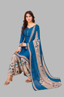 HouseOfCommon Crepe Printed Salwar Suit Material