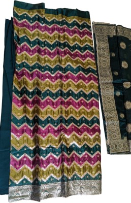 MN FASHION Jacquard Chevron/Zig Zag Salwar Suit Material