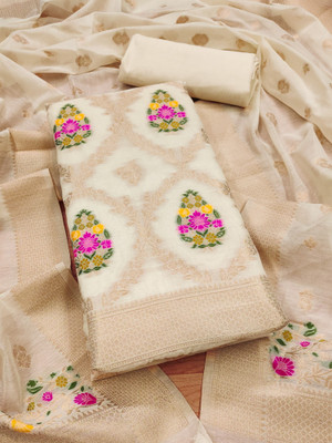 PANZORA Cotton Silk Solid Salwar Suit Material