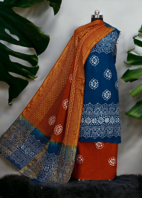 INTHIC Pure Cotton Printed Salwar Suit Material