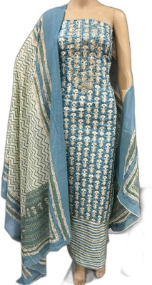 Jenisha Cotton Blend Printed Salwar Suit Material