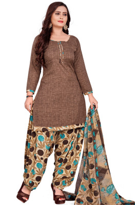 manvaa Crepe Printed Salwar Suit Material