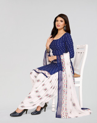 HouseOfCommon Crepe Paisley Salwar Suit Material