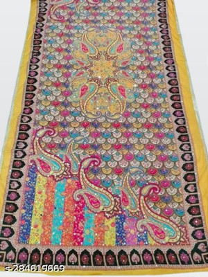 Tathastufeb Silk Blend Printed Blouse Material