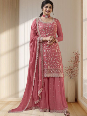 Amit Georgette Embroidered Salwar Suit Material