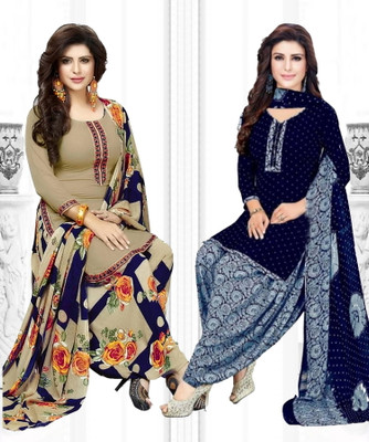 ANIRAV Crepe Printed Salwar Suit Material