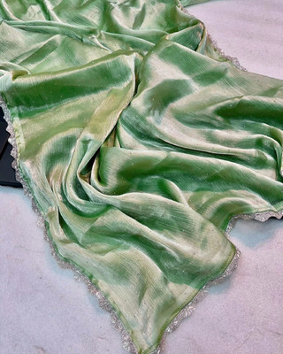DHARMEE Chiffon Solid Blouse Material