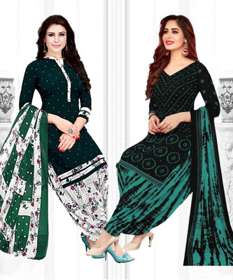 THIRA Crepe Printed Salwar Suit Material