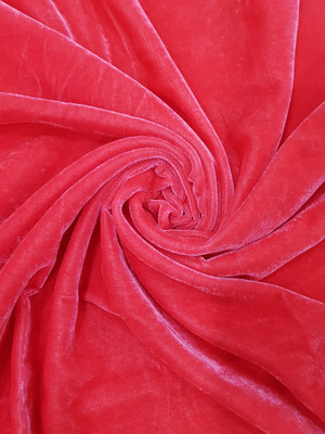 Seg Velvet Solid Multipurpose Running Fabric