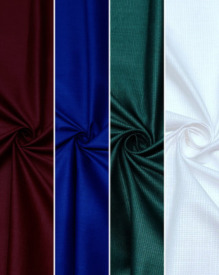 SUBHDIN Cotton Linen Self Design Shirt Fabric