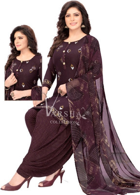Darshini Crepe Printed Kurta & Patiyala Material