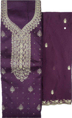 Soul Essence Pure Cotton Embroidered Salwar Suit Material