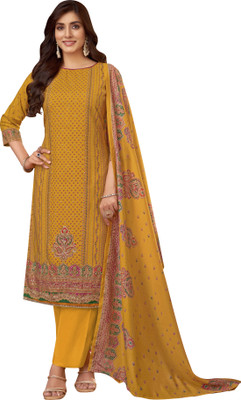 DRAVINAM Trends Viscose Rayon Printed Salwar Suit Material