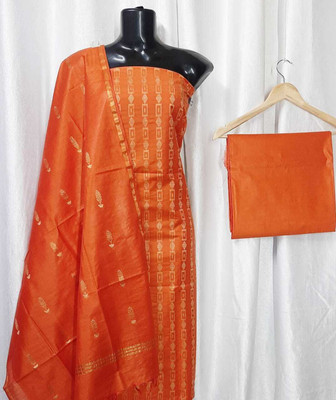 Aamir Fashion Textile Cotton Silk Self Design Salwar Suit Material