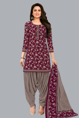 SHREE JEENMATA COLLECTION Printed Kurta, Patiala & Dupatta Set
