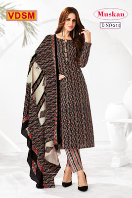 Vijay Deep Silk Mill Art Silk Printed Salwar Suit Material