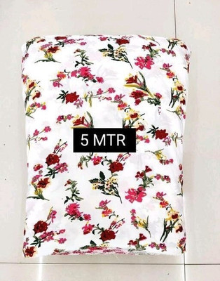 HouseOfCommon Crepe Floral Print Kurta & Patiyala Material