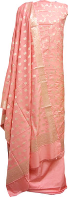 Naveera Pure Silk Self Design Salwar Suit Material