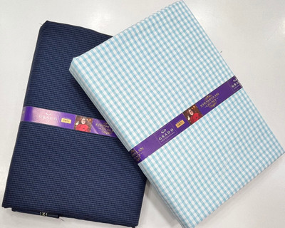 Grado Polyester Checkered Shirt & Trouser Fabric