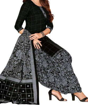 HouseOfCommon Crepe Printed Salwar Suit Material