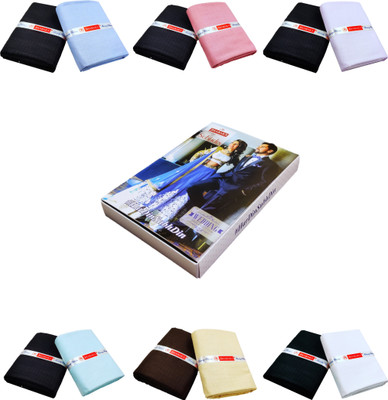 JHABAK'S Cotton Blend Solid Shirt & Trouser Fabric