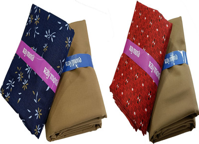 Raymond Cotton Blend Printed Shirt & Trouser Fabric
