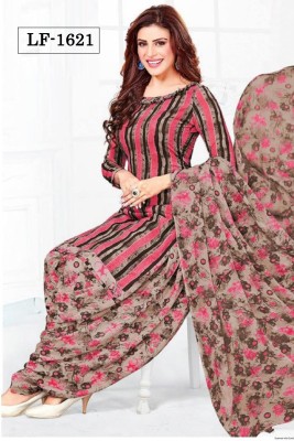 Alveera Art Crepe Solid, Floral Print, Printed, Geometric Print Salwar Suit Material