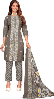 Rajnandini Cotton Blend Printed Salwar Suit Material