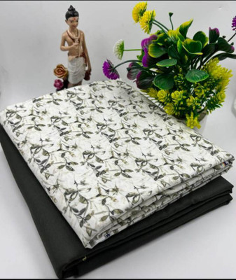 DHARMESH ENTERPRISE Cotton Blend Printed Shirt Fabric