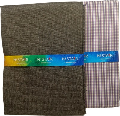 Siyaram's Pure Cotton Checkered Shirt & Trouser Fabric