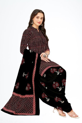 RJF Crepe Printed Salwar Suit Material