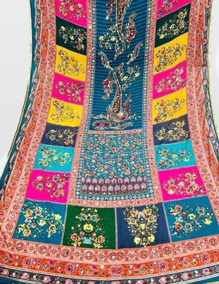 Tathastufeb Silk Blend Printed Blouse Material
