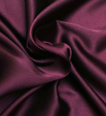 UM CREATIONS Satin Solid Shirt Fabric