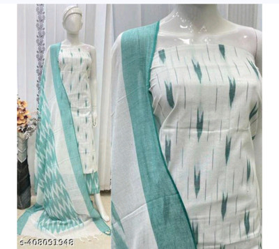 SS Handloom Pure Cotton Printed Salwar Suit Material