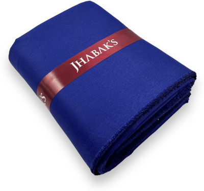 JHABAK'S Lycra Blend Solid Trouser Fabric