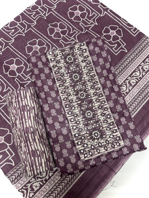 Drashti Creation Cotton Blend Embellished Salwar Suit Material