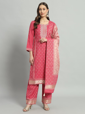 HouseOfCommon Wool Self Design Kurta & Palazzo Material