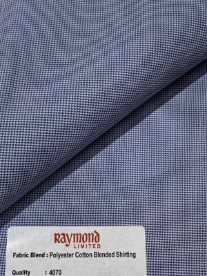 Raymond Polycotton Checkered Shirt Fabric