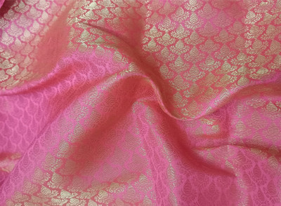 Divine Trends Brocade Floral Print Blouse Material