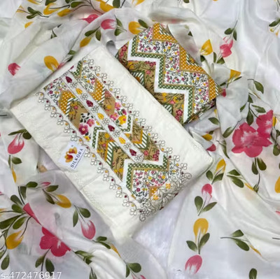 Meghdoot Textiles Pure Cotton Printed Salwar Suit Material