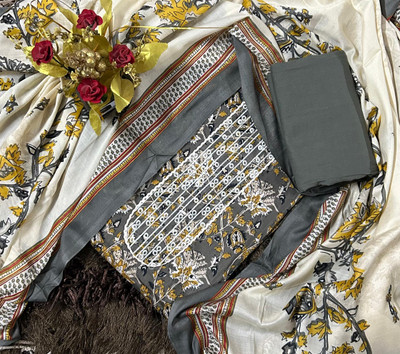 EJS Pure Cotton Printed Salwar Suit Material