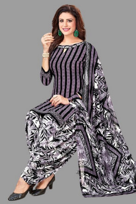 Simmu Crepe Printed Kurta & Patiyala Material
