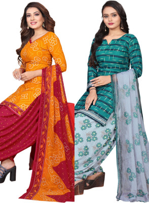 HouseOfCommon Cotton Blend Printed Salwar Suit Material