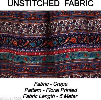 HouseOfCommon Crepe Printed Kurta & Palazzo Material