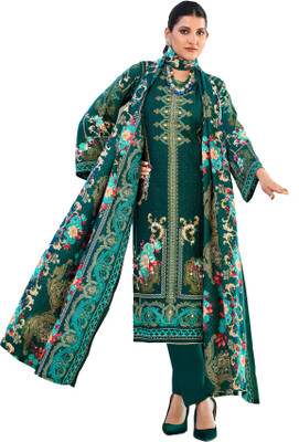 HouseOfCommon Viscose Rayon Embellished Salwar Suit Material