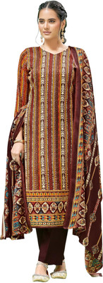 HouseOfCommon Wool Printed Salwar Suit Material
