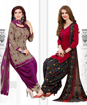 Priyashi Crepe Printed Salwar Suit Material