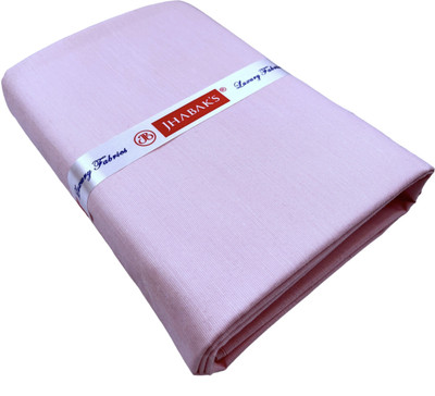 JHABAK'S Cotton Blend Self Design Shirt Fabric